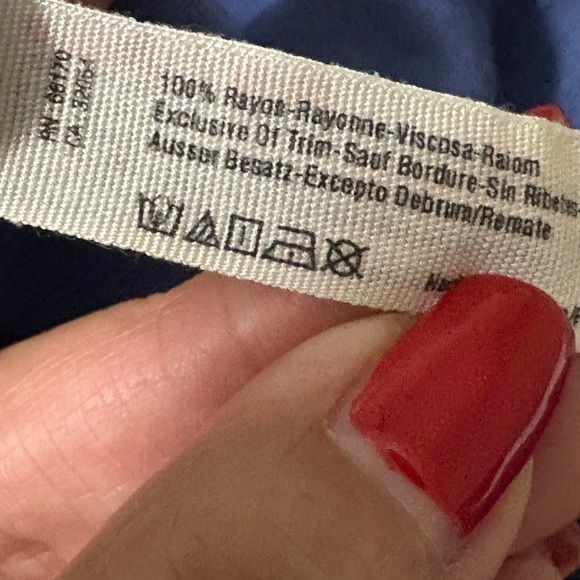 Free People Intimately Blue Handkerchief Frayed Hem. Double Shoulder Straps - Picture 9 of 12